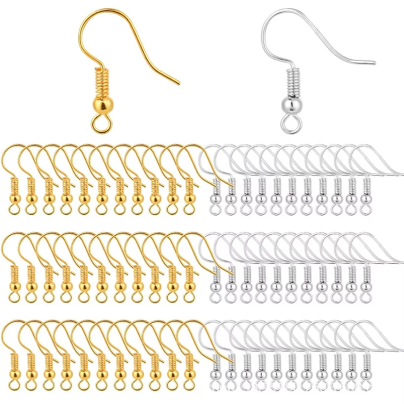 Jewelry Making Findings - 100/500pcs DIY Earring Findings Earrings Clasps