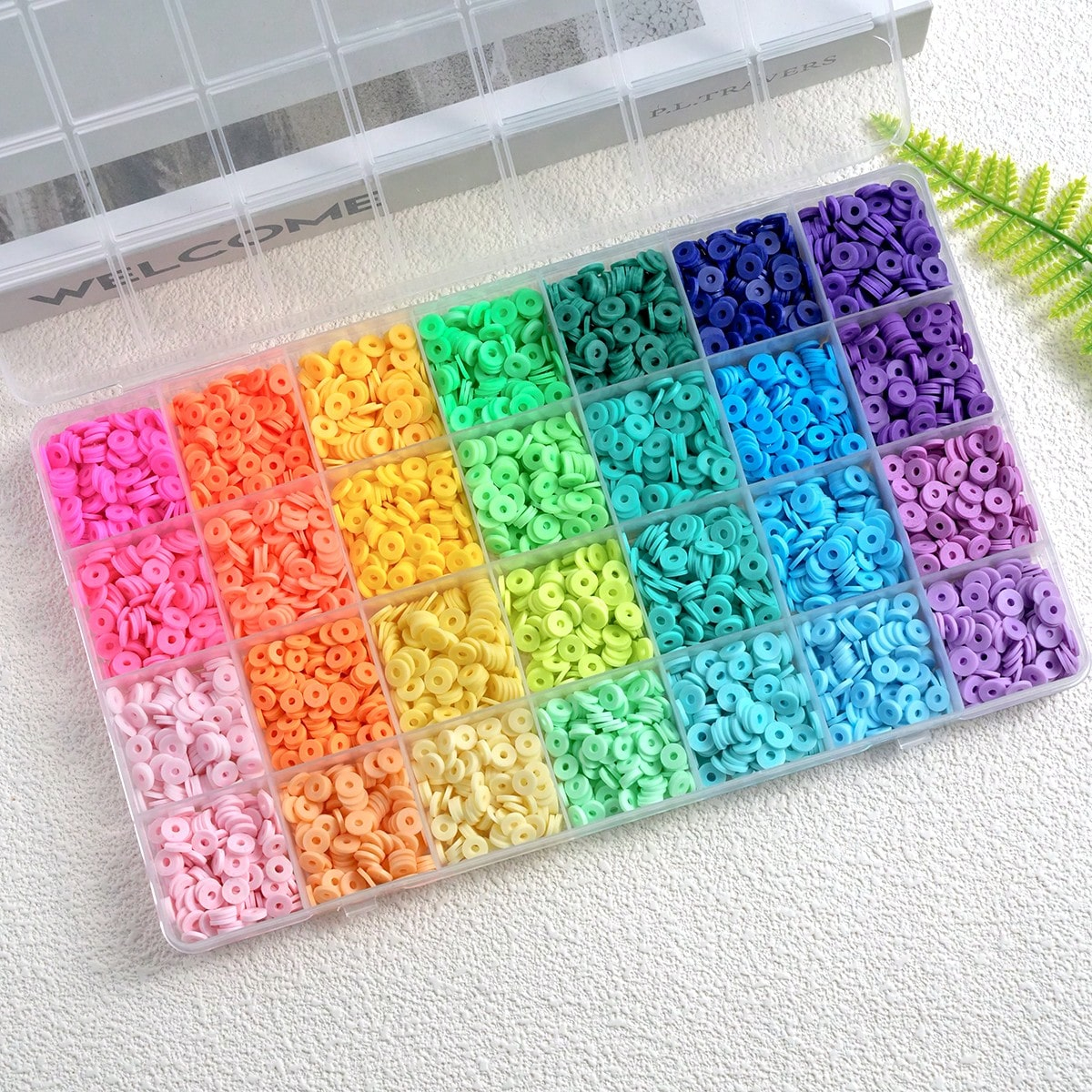 Jewelry Making Kit For Kids - A Set Clay Beads For Bracelet