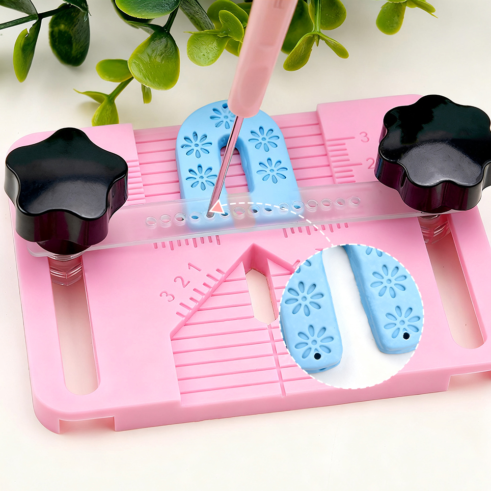Jewelry Making Tool Kit - Polymer Clay Earring Drill Guide Tool