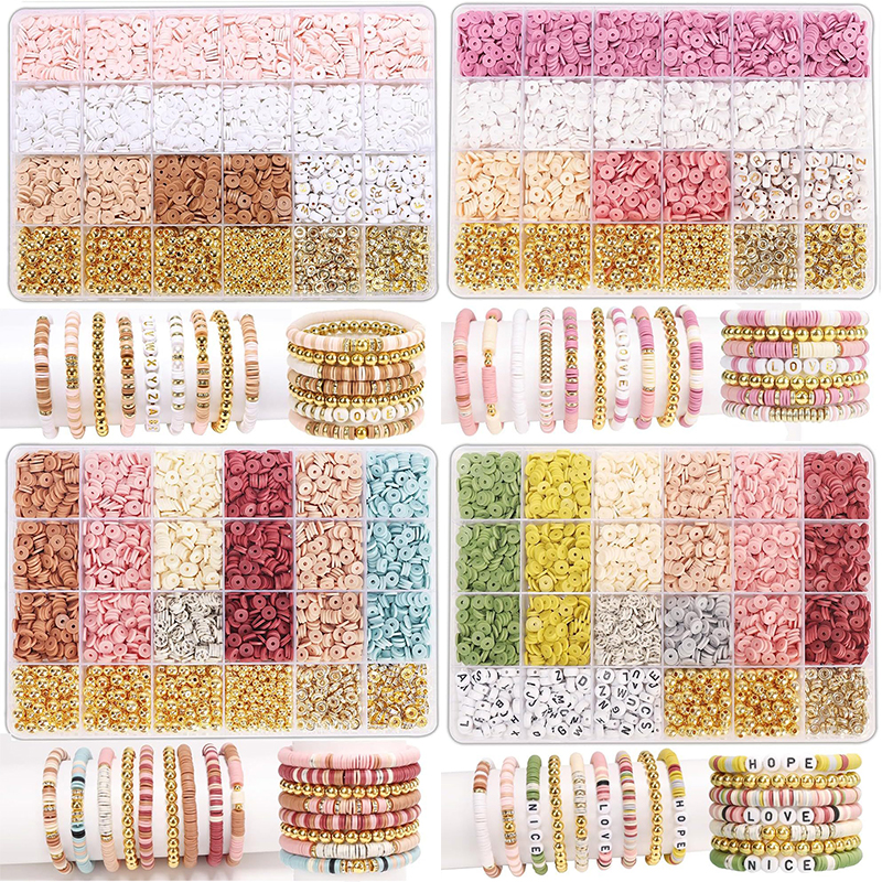 Jewelry Making Kit For Kids - Style DIY Clay Beads Bracelet Making