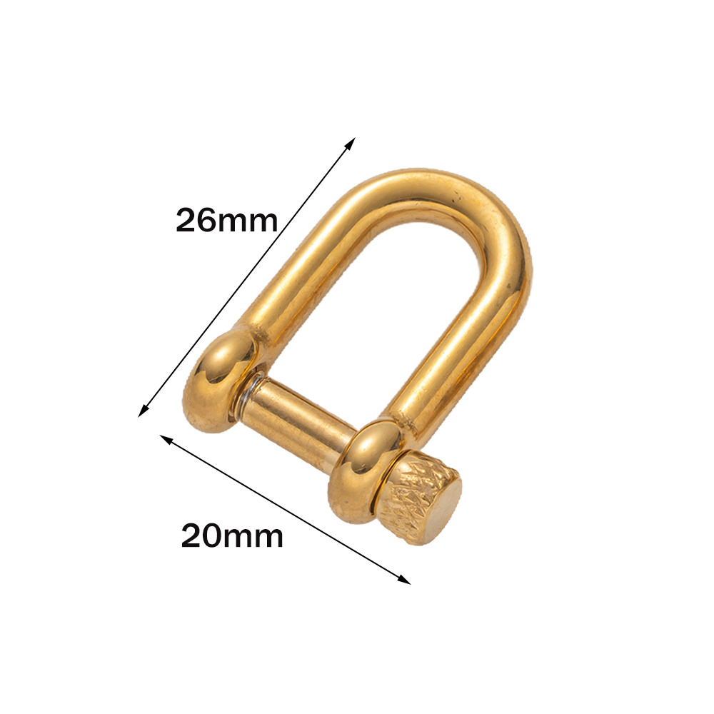 1pcs 304 Stainless Steel D-Rin - Jewelry Making Findings recensie en prijs