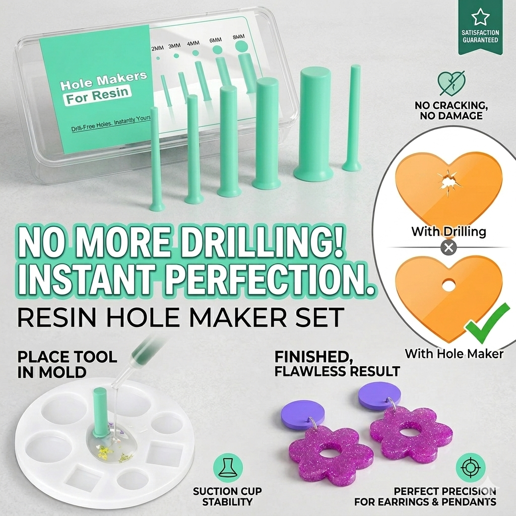 35pcs Resin Hole Maker Set 2-8 - Jewelry Making Tool Kit recensie en prijs