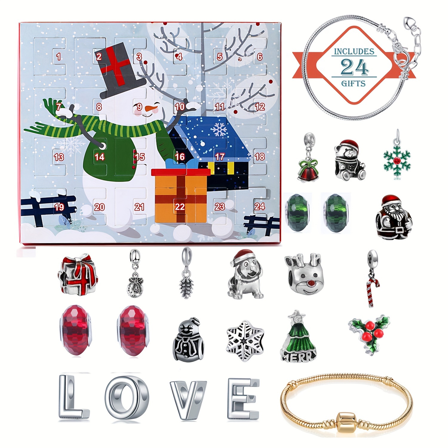 Snowman Christmas Advent Calen - Jewelry Making For Birthday Party recensie en prijs