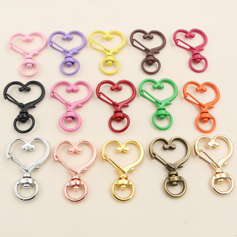 10pcs 35x24mm Heart Snap Hook  - Jewelry Making Findings recensie en prijs
