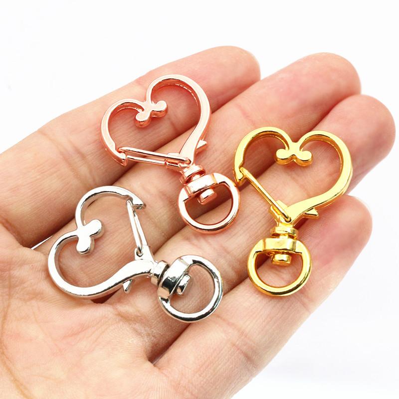 10pcs 35x24mm Heart Snap Hook  - Jewelry Making Findings recensie en prijs