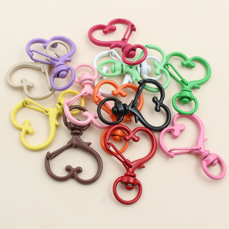 10pcs 35x24mm Heart Snap Hook  - Jewelry Making Findings recensie en prijs