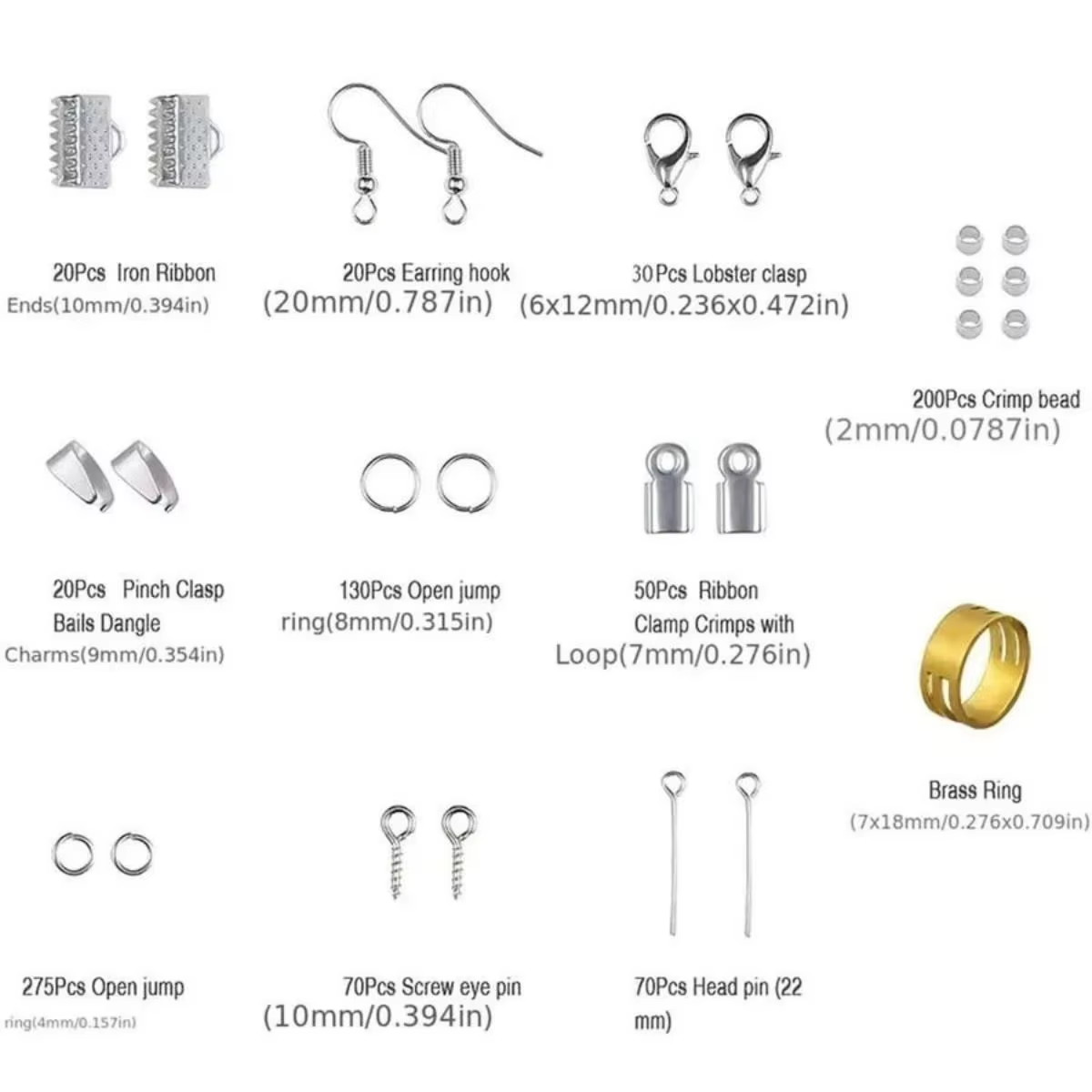 900pcs DIY Jewelry Findings Ki - Jewelry Making Kit For Kids recensie en prijs