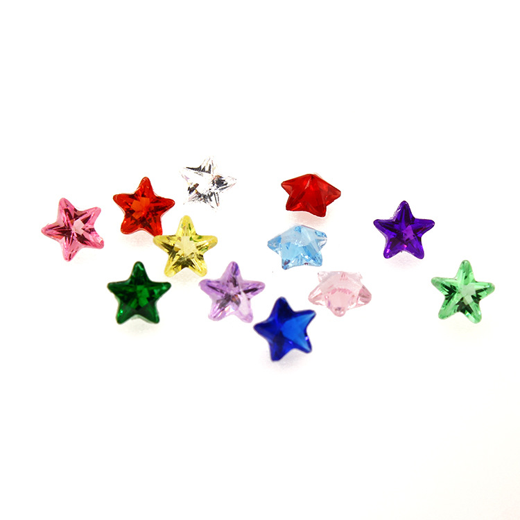 240pc/lot 4mm 5mm star heart b - Jewelry Making Gemstones recensie en prijs