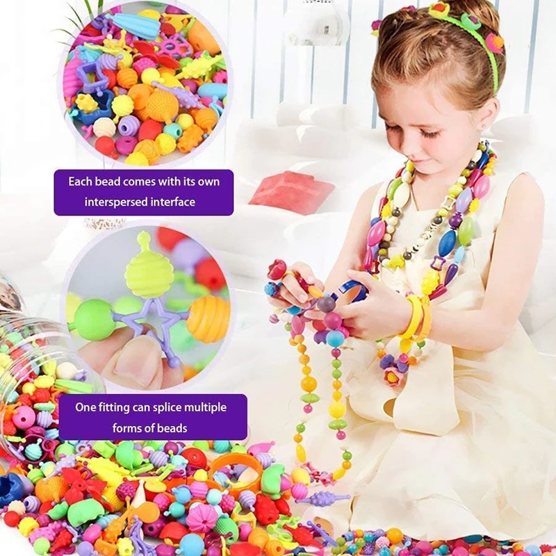 188-608pcs Pop Beads Children  - Jewelry Making For 5 Year Old recensie en prijs
