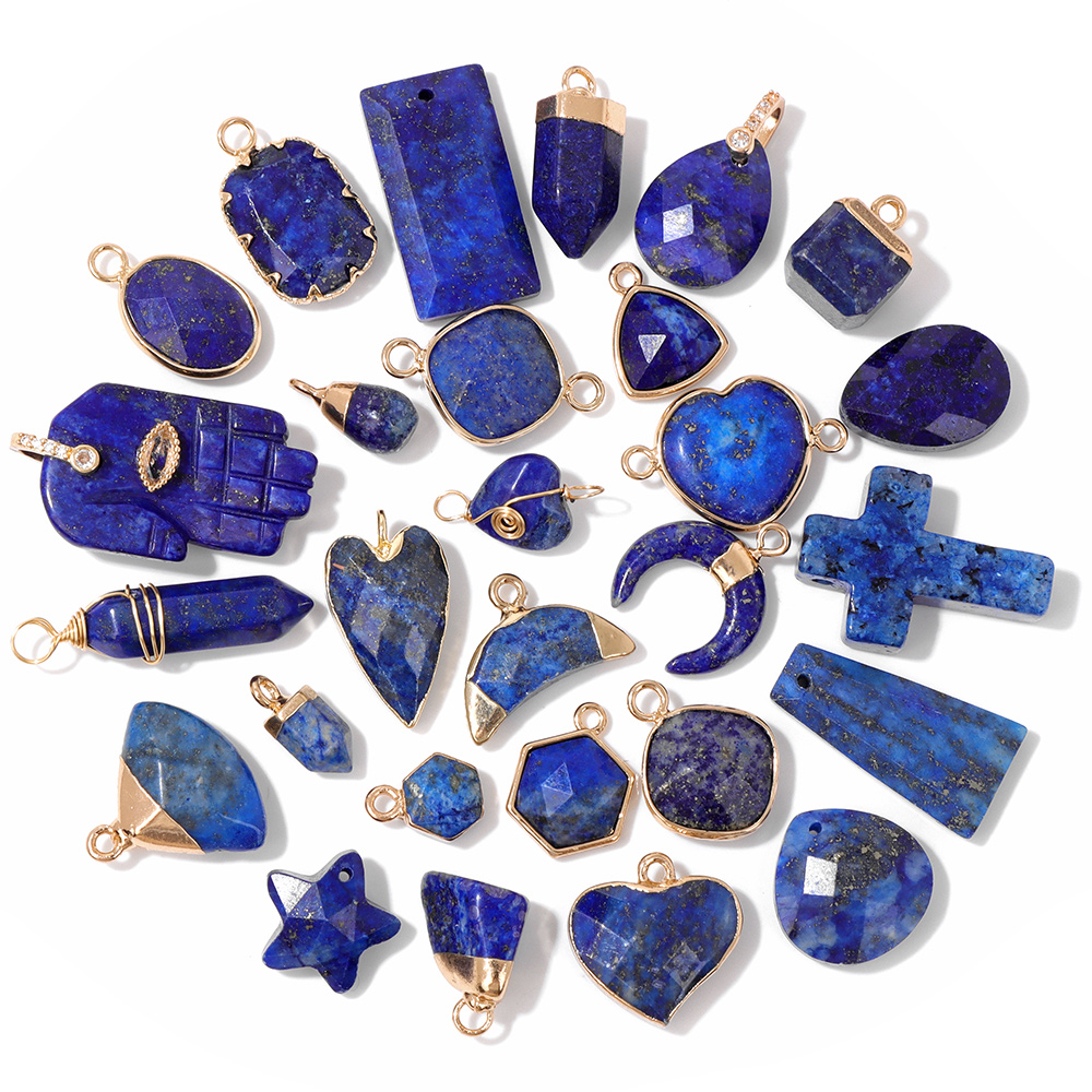 5PCS/lot Lapis Lazuli Stone Pe - Jewelry Making Gemstones recensie en prijs