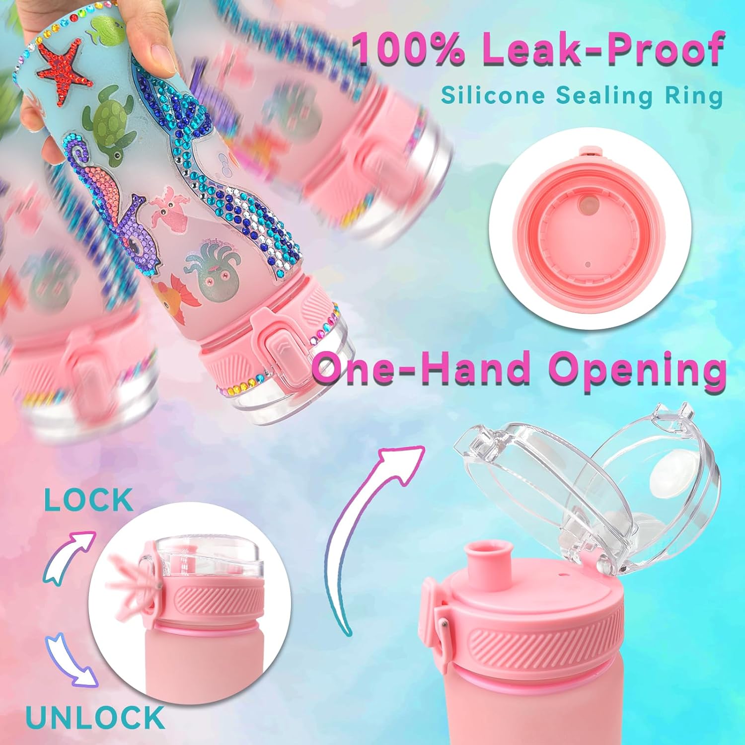 Decorate Your Own Water Bottle - Jewelry Making Kit For Kids recensie en prijs