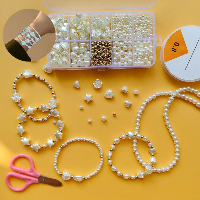 Golden Spacer Beads For Bracel - Jewelry Making Kit For Kids recensie en prijs