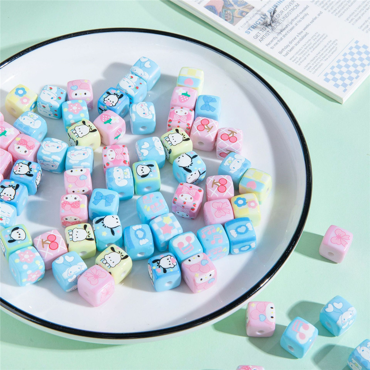 14 mm Fashion Cartoon Square B - Jewelry Making For 5 Year Old recensie en prijs
