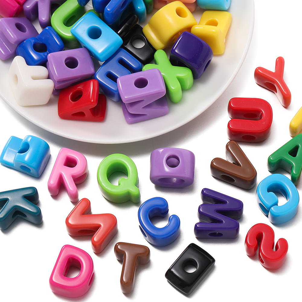 10pcs/lot Mixed Color Big Hole - Jewelry Making For 5 Year Old recensie en prijs