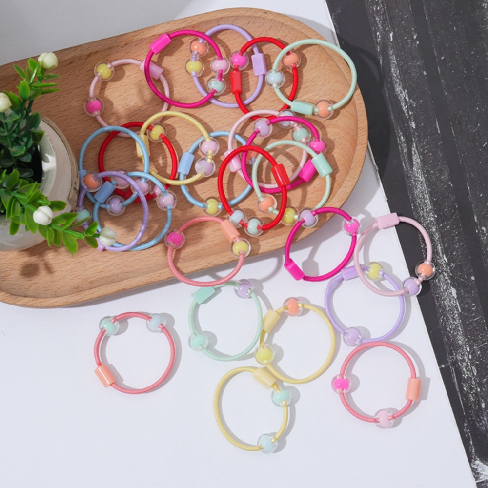 50pcs Cute Elastic Hair Ties P - Jewelry Making For 5 Year Old recensie en prijs