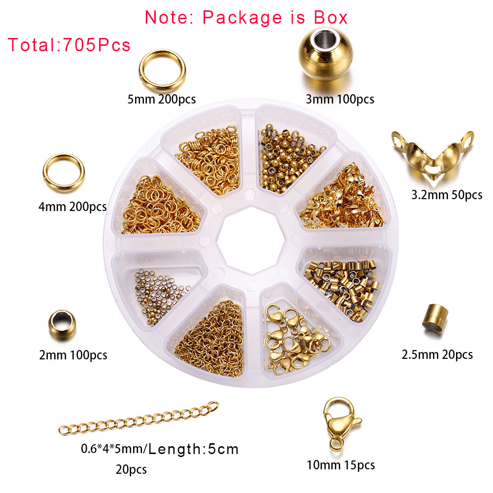 352-950Pcs Stainless Steel Jew - Jewelry Making Kit For Kids recensie en prijs