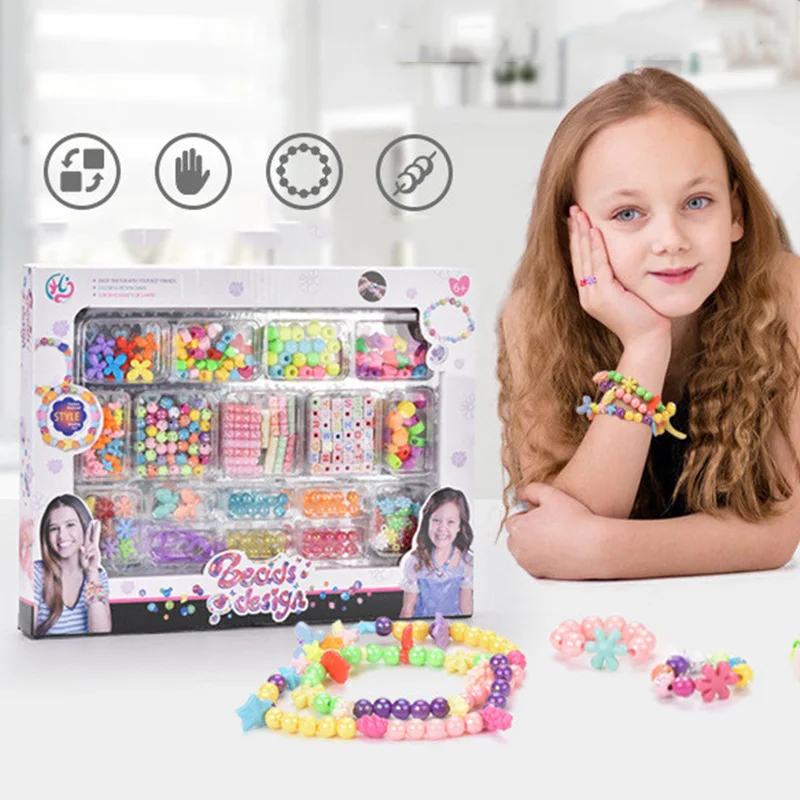 Girls DIY Bead Set Jewelry Mak - Jewelry Making Kit For Kids recensie en prijs