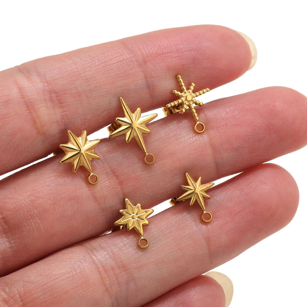 6pcs Stainless Steel Star Earr - Jewelry Making Tool Kit recensie en prijs
