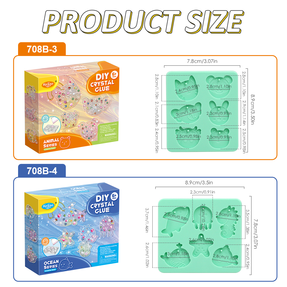 Kids DIY Crystal Glue Key chai - Jewelry Making Kit For Kids recensie en prijs
