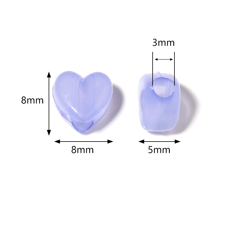 100pcs/Lot Candy Color Heart S - Jewelry Making For 5 Year Old recensie en prijs