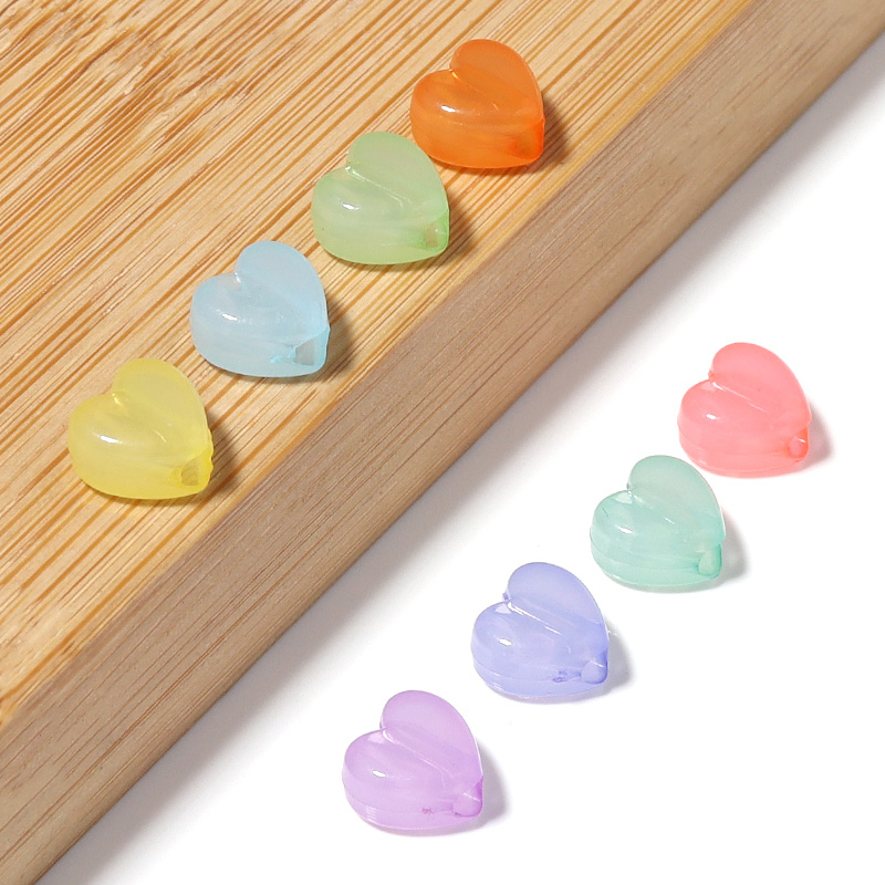 100pcs/Lot Candy Color Heart S - Jewelry Making For 5 Year Old recensie en prijs