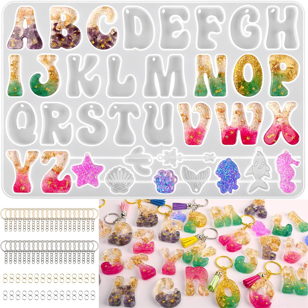 Alphabet Silicone Mold for Epo - Jewelry Making Tool Kit recensie en prijs