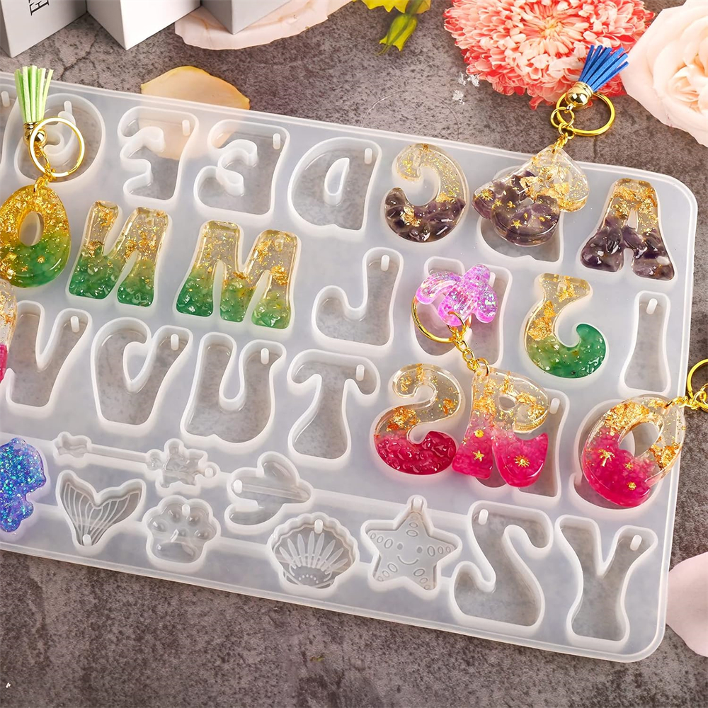 Alphabet Silicone Mold for Epo - Jewelry Making Tool Kit recensie en prijs