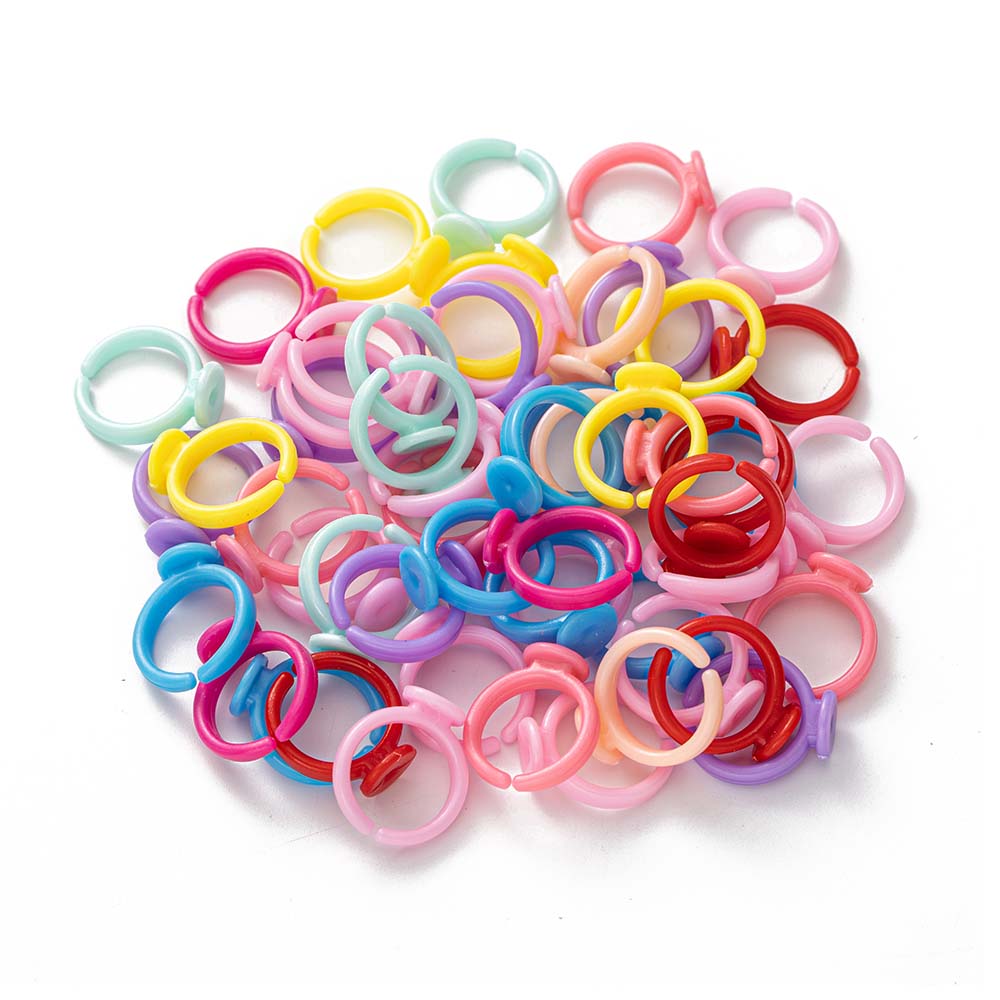 100pcs Clear Plastic Adjustabl - Jewelry Making For 5 Year Old recensie en prijs