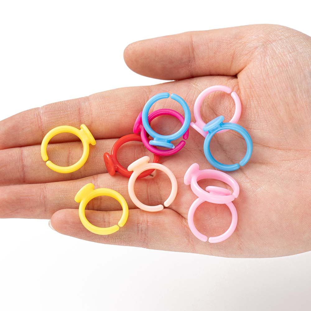 100pcs Clear Plastic Adjustabl - Jewelry Making For 5 Year Old recensie en prijs
