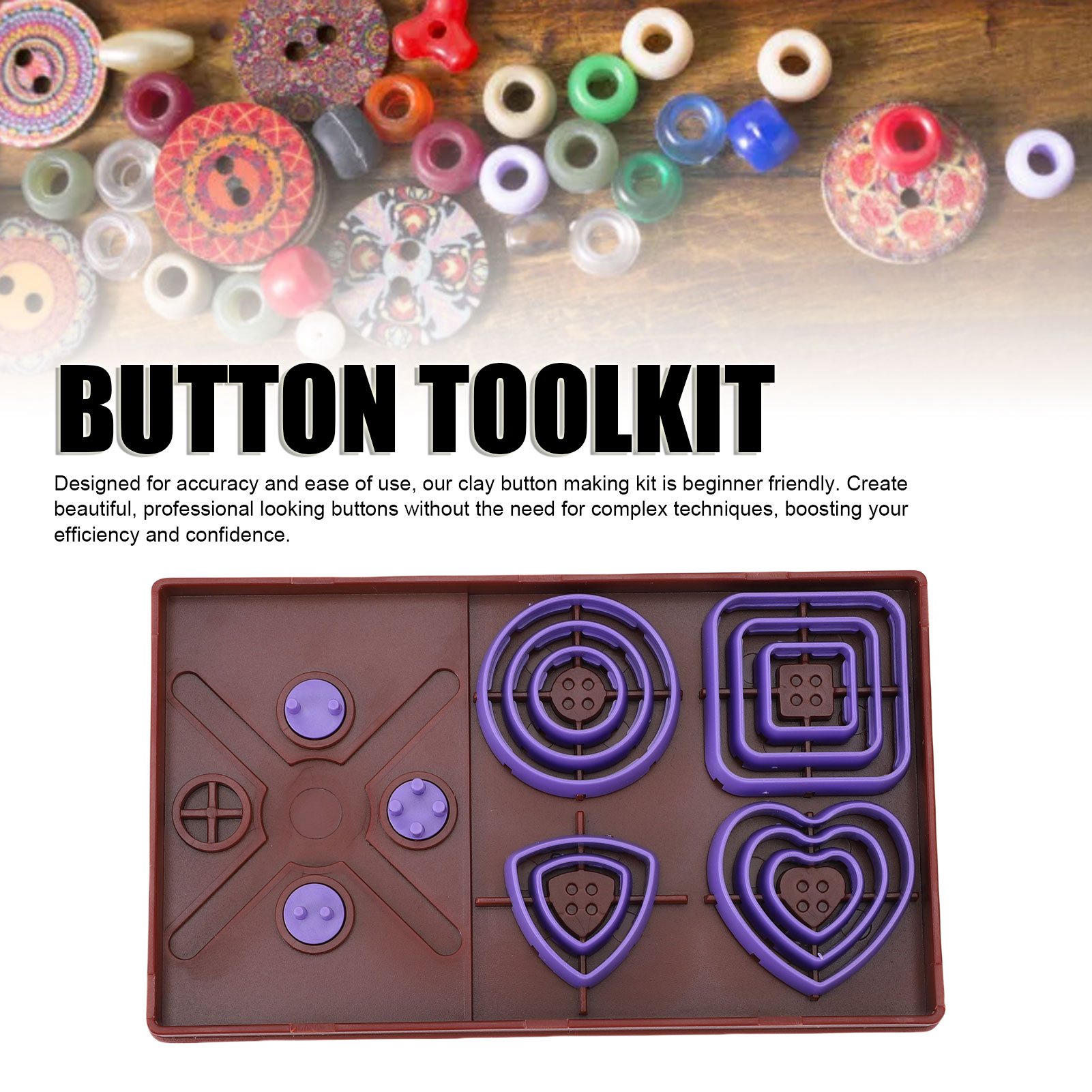 2Pcs Button Toolkit 4 Shapes 3 - Jewelry Making Tool Kit recensie en prijs