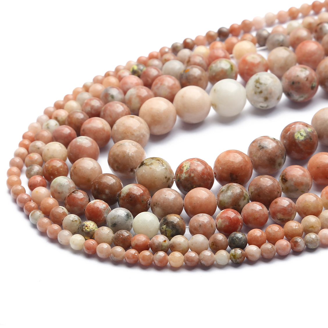 Natural Red Network Stone Roun - Jewelry Making Gemstones recensie en prijs