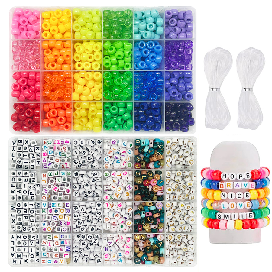 Pony Beads for Friendship Brac - Jewelry Making Kit For Kids recensie en prijs
