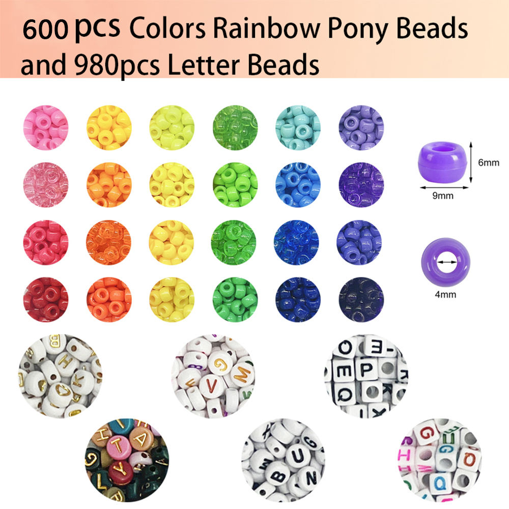 Pony Beads for Friendship Brac - Jewelry Making Kit For Kids recensie en prijs