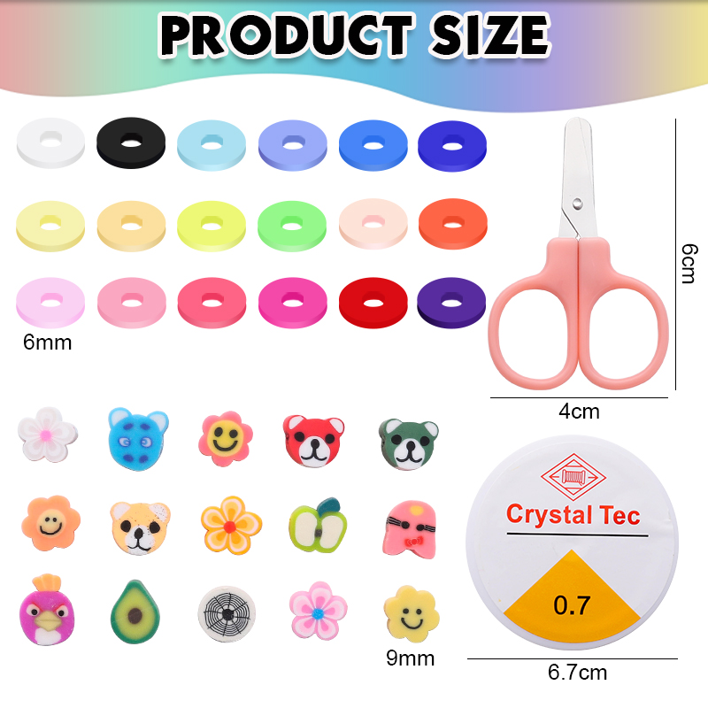 Clay Beads Bracelet Making Kit - Jewelry Making Kit For Kids recensie en prijs