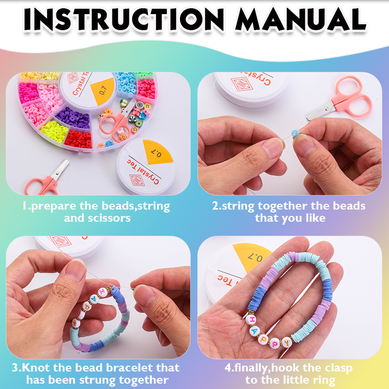Clay Beads Bracelet Making Kit - Jewelry Making Kit For Kids recensie en prijs