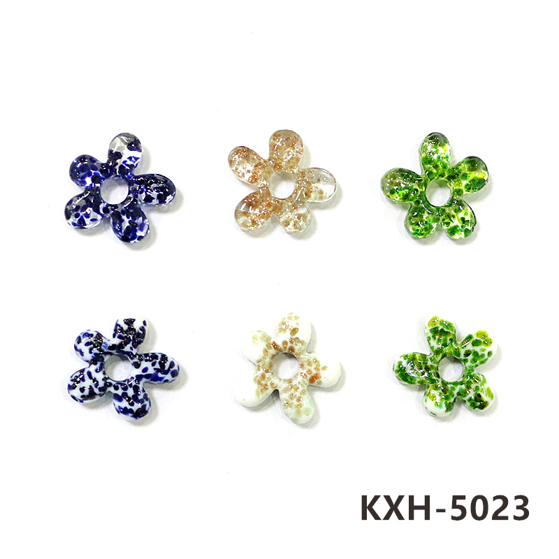6pcs New Lovely Mini Glass Flo - Jewelry Making For Birthday Party recensie en prijs
