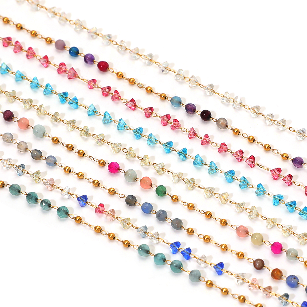 1 Meter Stainless Steel Colorf - Jewelry Making Gemstones recensie en prijs