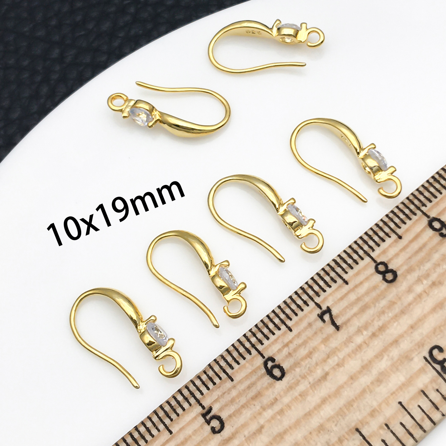 3pcs 10x19mm with Zircon Earri - Jewelry Making Findings recensie en prijs