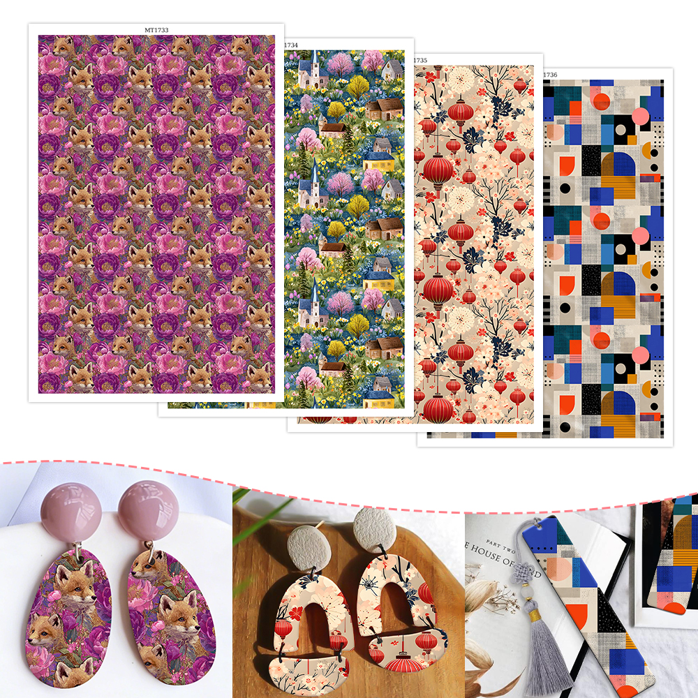 4pcs Transfer Paper Marble Leo - Jewelry Making For Birthday Party recensie en prijs