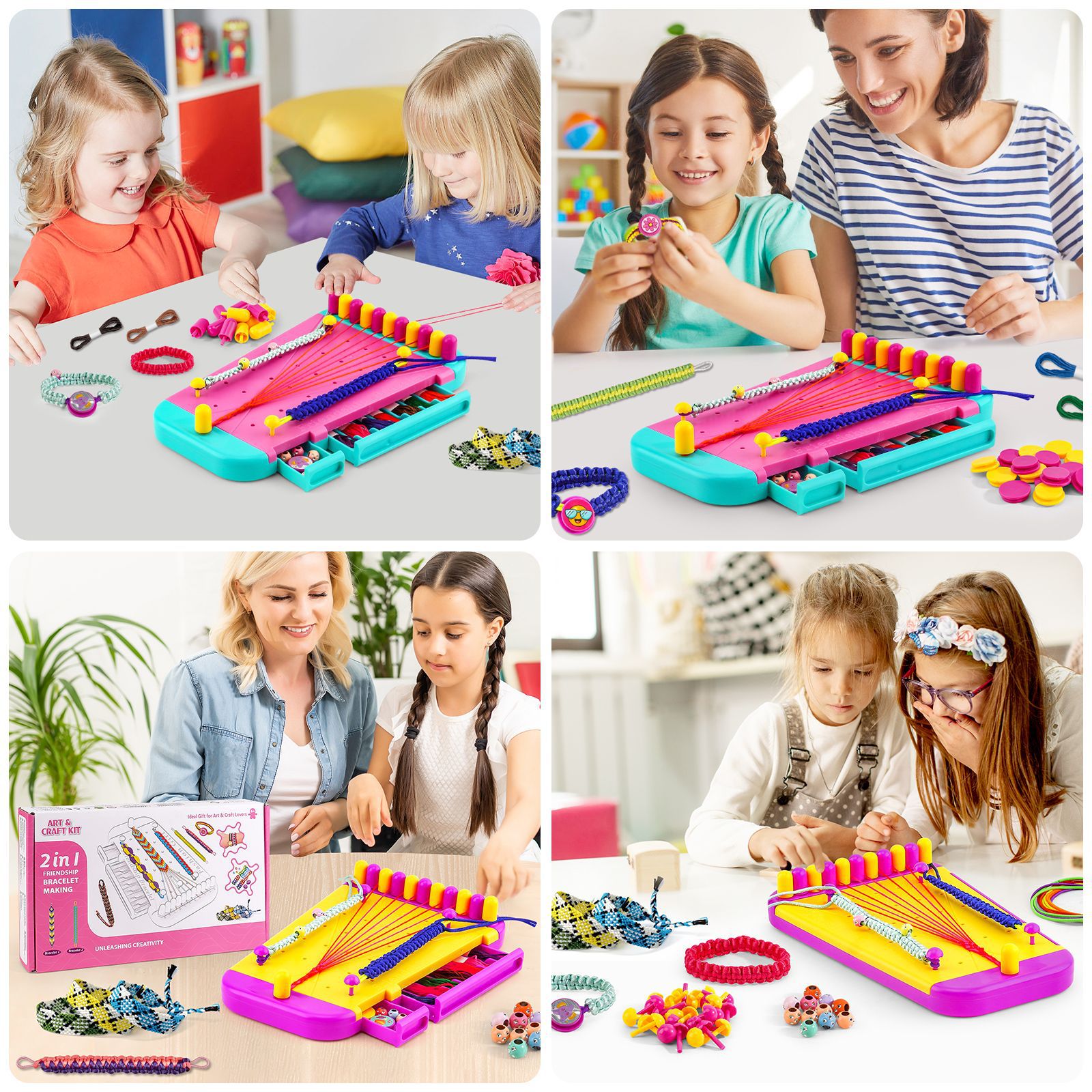 2 In 1 Kids Bracelet Making Ki - Jewelry Making For 5 Year Old recensie en prijs