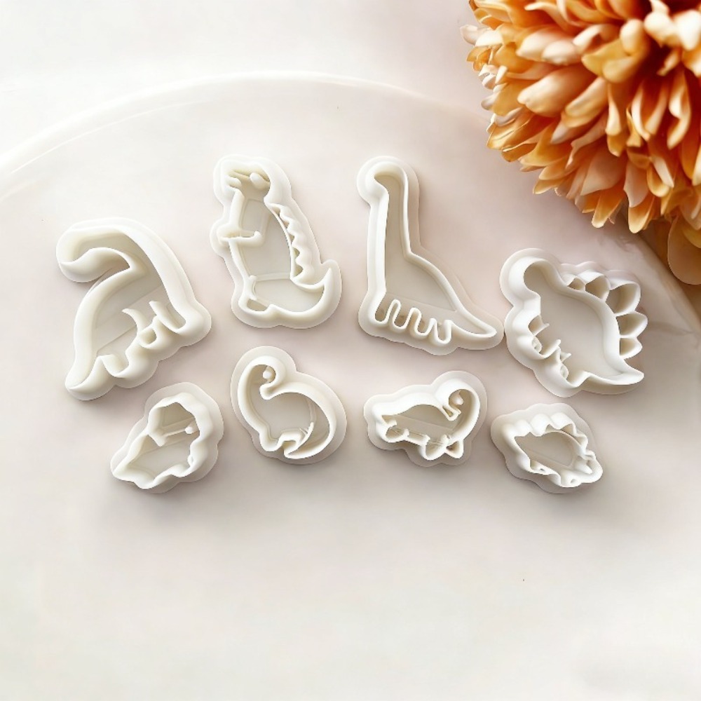 8pcs Cute Dinosaur Clay Cutter - Jewelry Making Tool Kit recensie en prijs