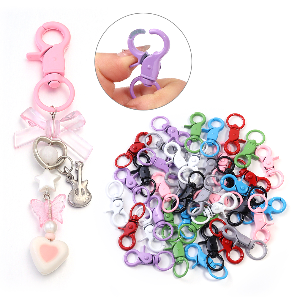 5Pcs/Lot Colorful Swivel Lobst - Jewelry Making Findings recensie en prijs