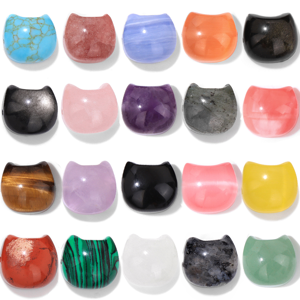 14x16mm Natural Stone Cat Shap - Jewelry Making Gemstones recensie en prijs