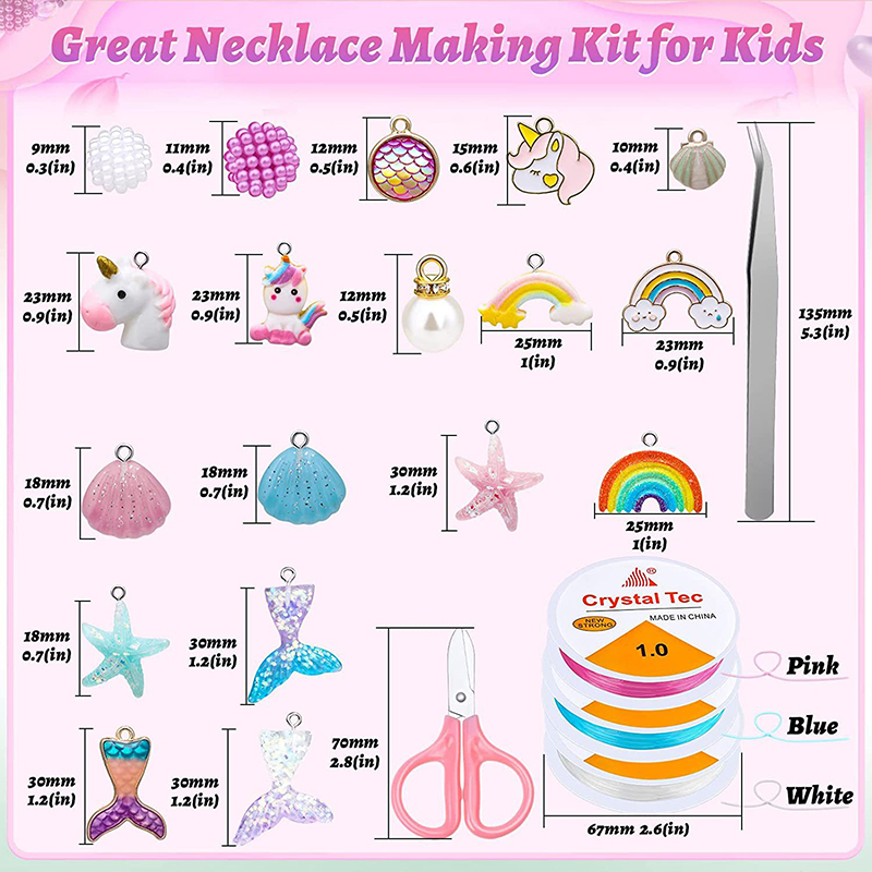 Rainbow ABS Pearl Beads Kit Gr - Jewelry Making Kit For Kids recensie en prijs