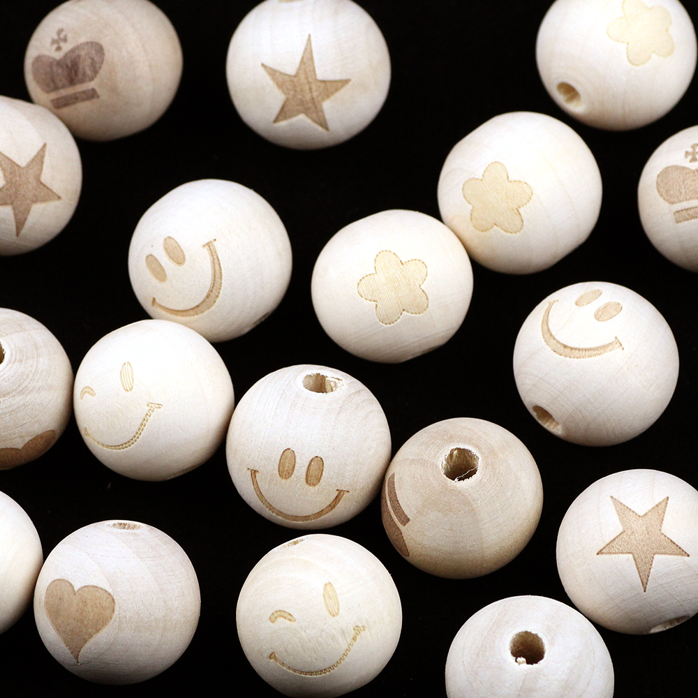 10pcs 20mm Round Natural Wood  - Jewelry Making For 5 Year Old recensie en prijs