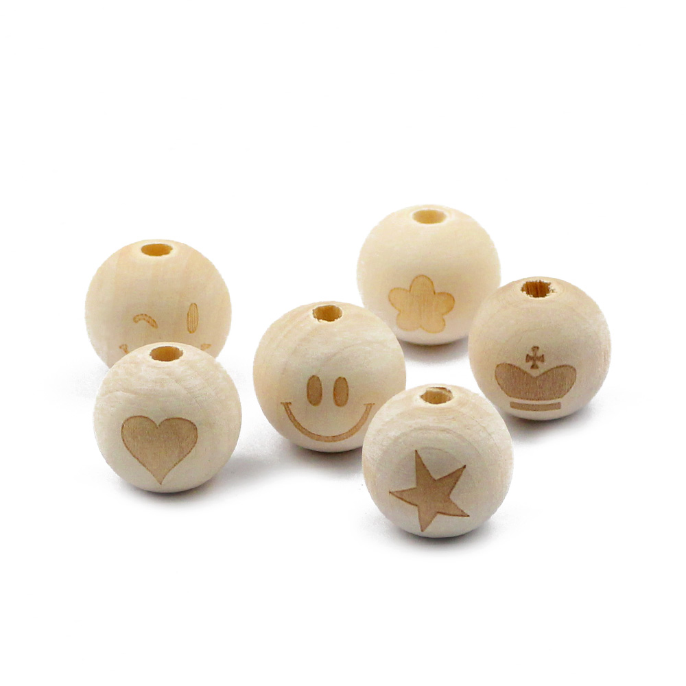 10pcs 20mm Round Natural Wood  - Jewelry Making For 5 Year Old recensie en prijs