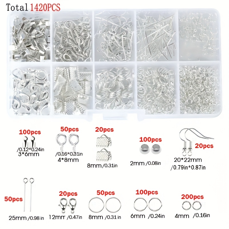 1420pcs 1box Jewelry Findings  - Jewelry Making Tool Kit recensie en prijs