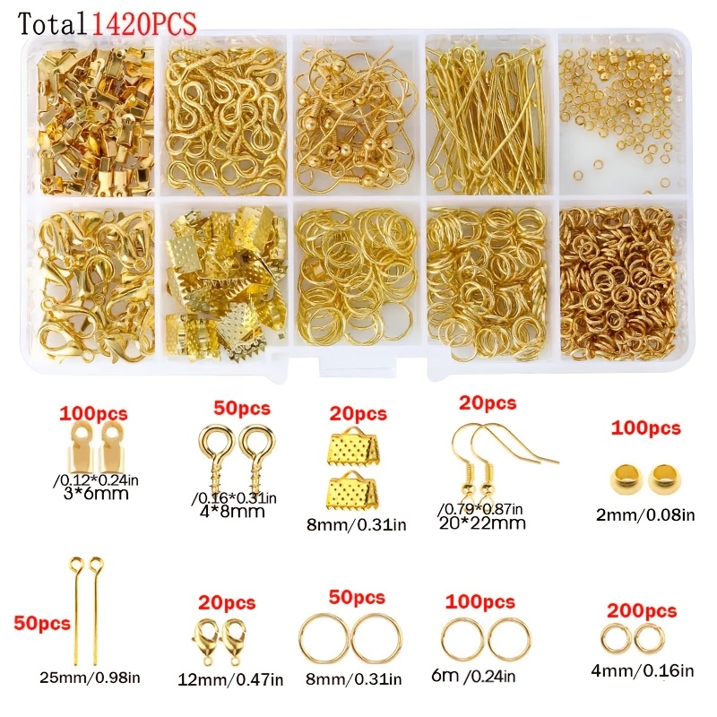 1420pcs 1box Jewelry Findings  - Jewelry Making Tool Kit recensie en prijs