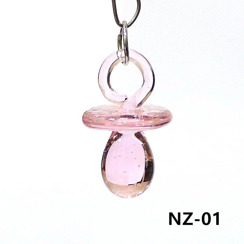 1PC Mini Glass Pacifier Charm  - Jewelry Making For Birthday Party recensie en prijs