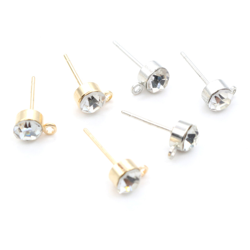 50pcs Stud Earrings Pins with  - Jewelry Making Findings recensie en prijs